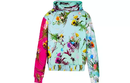 Новые квартальные продукты LV Sweatshirt Men Louis Vuitton, зеленый