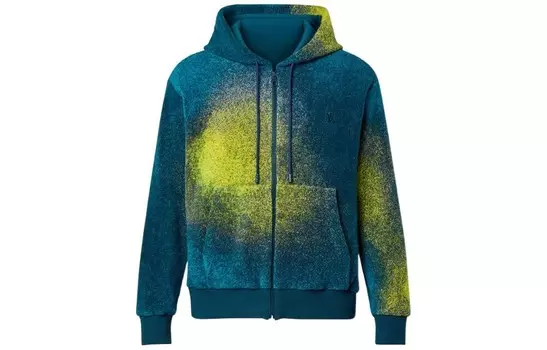 Новые квартальные продукты LV Sweatshirt Men Blue Louis Vuitton, синий