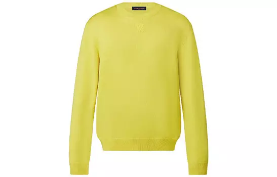 Новые квартальные продукты LV Sweatshirt Men Yellow Louis Vuitton, желтый