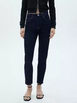 Новые мамины укороченные джинсы Mango, цвет Open Blue