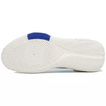 Новые мигающие 9 TD баскетбольные кроссовки мужские низкие белые/синие Lining