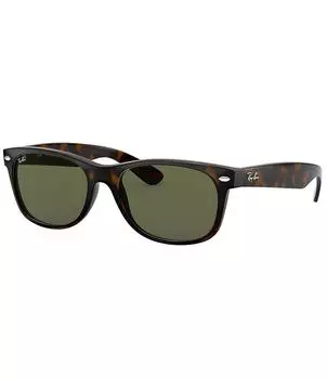 Новые мужские солнцезащитные очки Ray-Ban Wayfarer, коричневый