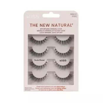 Новые натуральные накладные ресницы (4 пары) Kiss