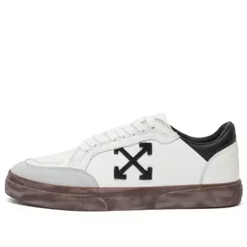 Новые низкие вулканизированные винтажные кроссовки Off-White, голубой