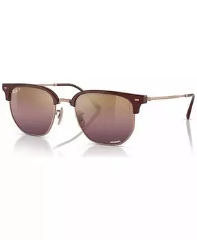 Новые поляризованные солнцезащитные очки Clubmaster, RB4416 Ray-Ban, красный
