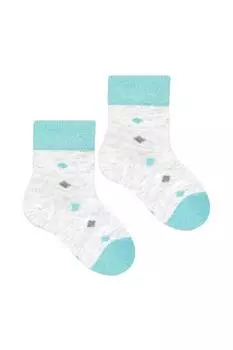 Новые яркие носки из мягкого хлопка с забавным рисунком Steven, синий