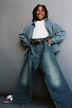 Новые свободные джинсы ZARA, синий