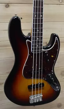 Новый Fender American Vintage II 1966 Electric Jazz Bass 3 Color Sunburst с футляром American Vintage II Jazz Bass