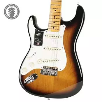 Новый Fender American Vintage II '57 Stratocaster Sunburst, левша American II '57 Stratocaster Left Handed