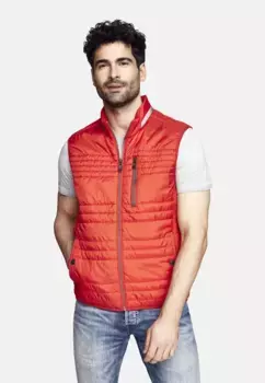 Новый канадский стеганый жилет Lightwear Vest из мягкой микрофибры New Canadian, оранжевый