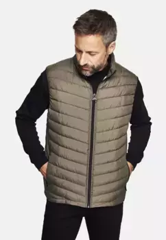 Новый канадский стеганый жилет с теплым наполнителем New Canadian, зеленый