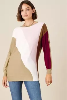 Новый свитер в стиле колор-блок Olips Monsoon