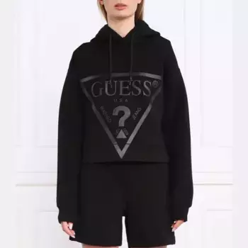 Новый свитшот Alisa стандартного кроя Guess, черный