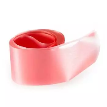 Новый! Трансферная фольга шелково-розовая (1015) - фольга для декорирования гибридными лаками, УФ-гелями и акрилом (лист см: 25х4), AlleBeauty