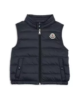 Новый жилет Amaury Down Puffer для мальчиков - Baby Moncler, синий