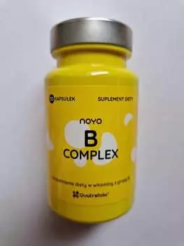 Noyo B-комплекс, дополняющий ежедневный рацион витаминами группы B, 30 капсул. Inna marka