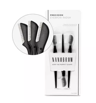 Нож для бровей и лица Nanobrow - триммер для бровей, бритва для бровей