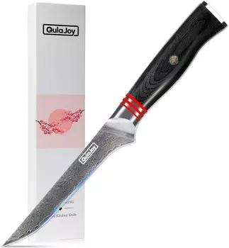 Нож для филе Qulajoy Damascus