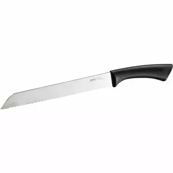 Нож для хлеба GEFU 138-80 21см SENSO с зубчатым краем, черный