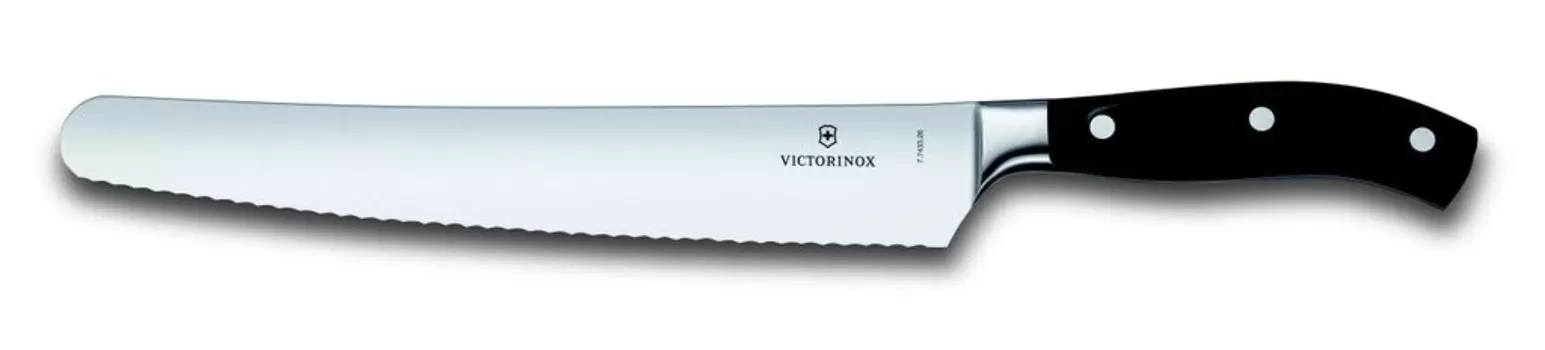 Нож для хлеба и кондитерских изделий VICTORINOX Grand Matre, 26 см, зубчатый край Victorinox Swiss Army