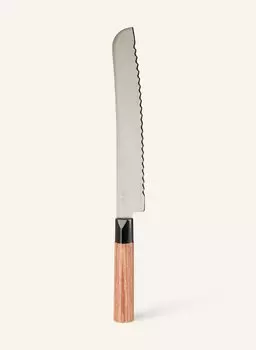 Нож для хлеба seki magoroku red wood Kai, красный