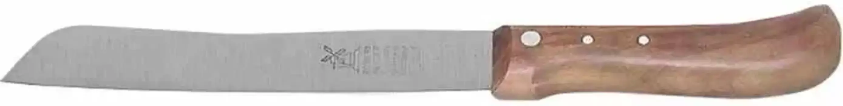 Нож для хлеба "Ветряная мельница", (1 шт.), гладкая режущая кромка, ручка из вишневого дерева Windmhlenmesser Длина клинка 18,2 см., цвет holzfarben