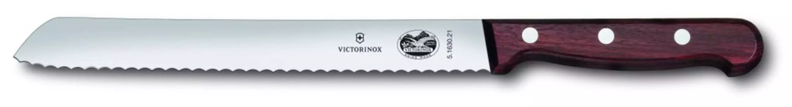 Нож для хлеба Victorinox 5.1630.21 с зубчатым краем, палисандр Victorinox Swiss Army