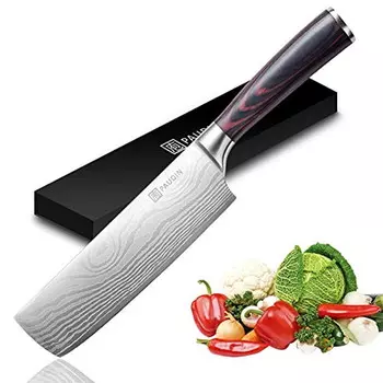 Нож для мяса Накири PAUDIN 7 дюймов, стальной