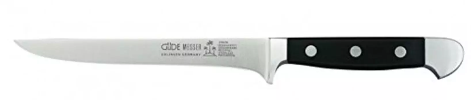 Нож для обвалки Gde Alpha 16 см POM черный 1703/16 Gde Solingen