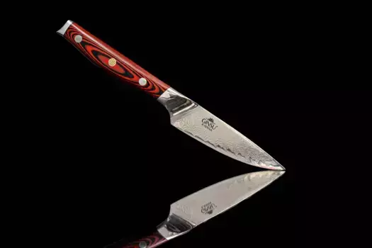 Нож для очистки овощей GINSU KATANA 3,5 дюйма, коричневый