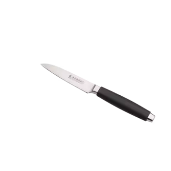 Нож для овощей Le Creuset с ручкой из оливкового дерева, черный