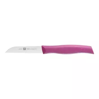 Нож для овощей ZWILLING TWIN Grip 8 см, лезвие из нержавеющей стали розового цвета, закаленное