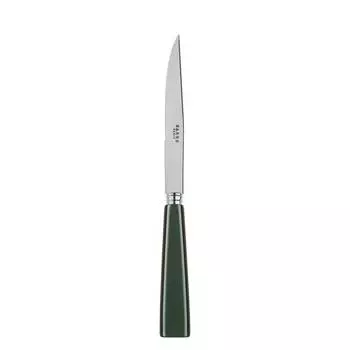 Нож для стейка, значок Sabre Paris, зеленый