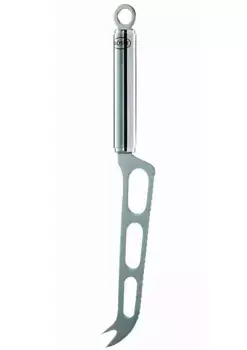 Нож для сыра RSLE, (1 шт.), для нарезки мягкого сыра, острый зубчатый край, нержавеющая сталь 18/10 Общая длина 28 см, Длина клинка 18 см., цвет edelstahlfarben