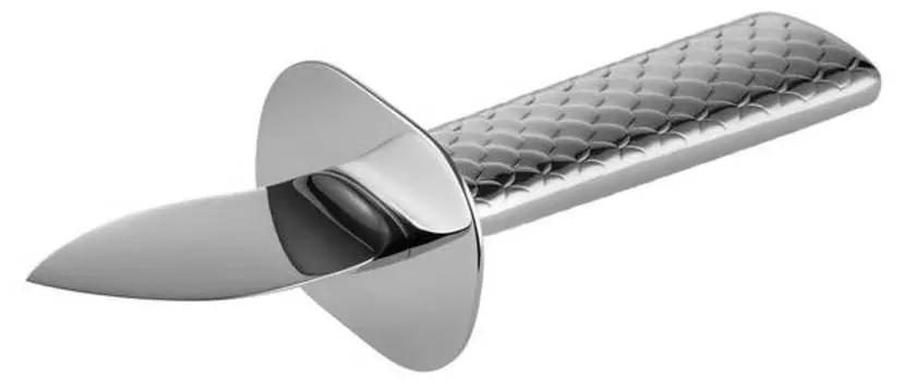 Нож для устриц colombina fish Alessi, серебряный