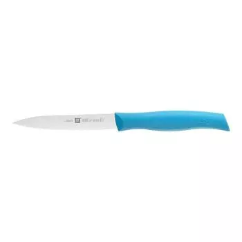 Нож для выбора и украшения ZWILLING TWIN Grip 10 см, нержавеющая сталь синего цвета