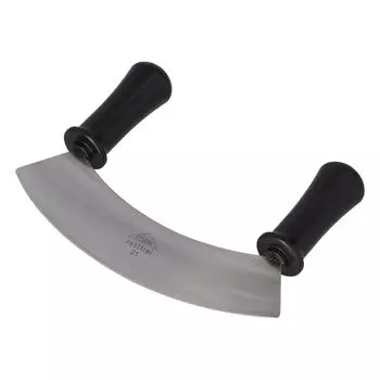 Нож для взвешивания STUBAI с пластиковой ручкой | 210 мм | Кухонный нож из нержавеющей стали для измельчения трав, овощей и продуктов питания, можно мыть в посудомоечной машине