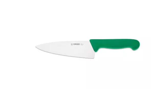 Нож Гиссера кухонный нож поварской нож средний заостренный широкий острый - 16 см зеленый GIESSER MESSER
