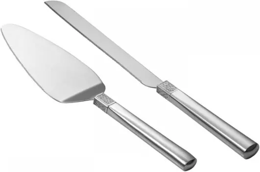 Нож и сервер для торта Waterford Lismore Diamond, Silver