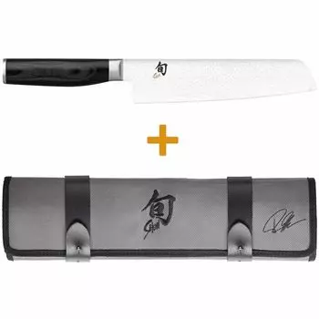 Нож KAI и сумка для ножей, серый TMM-W18