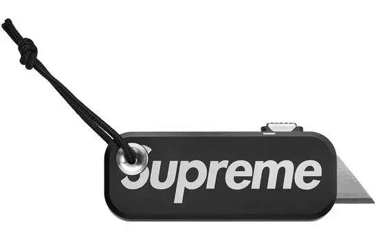 Нож канцелярский Supreme, черный