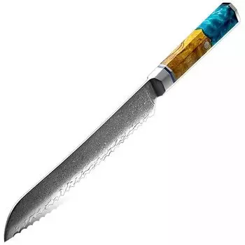 Нож кухонный дамасский Aomoki - Хлеб KP20191 OEM