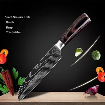 Нож маленький Santoku Kepeak