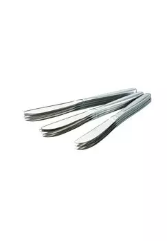 Нож обеденный, нержавеющая сталь, серия 200 MaSer, серебро