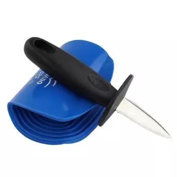 Нож Orange85 для устриц с силиконовым инструментом, черный и синий открытый набор устриц, кухонная утварь