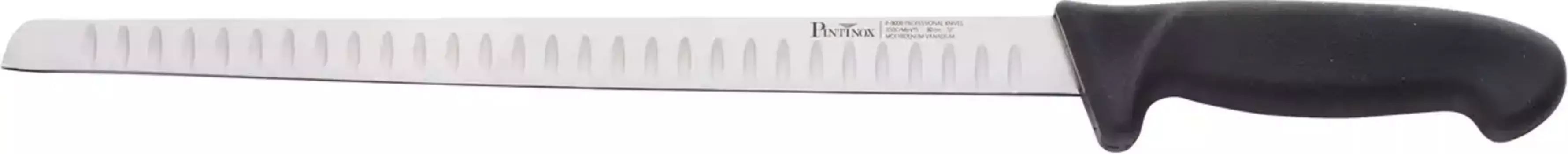 Нож PINTINOX для лосося "Coltelli P9000", (1 шт.), нержавеющая сталь/пластик, длина лезвия 30 см, можно мыть в посудомоечной машине Длина лезвия 30 см., цвет edelstahlfarben/schwarz