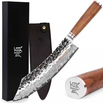 Нож с кожаными ножнами Yousunlong