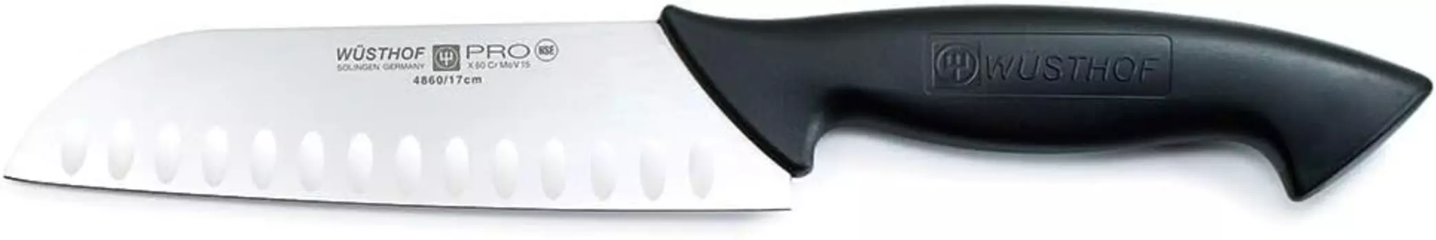 Нож Сантоку Wusthof Pro с полой шлифовкой, 7 дюймов