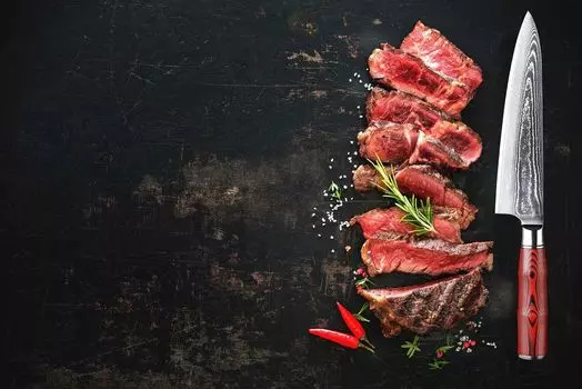 Нож шеф-повара из дамасской стали премиум-класса: изысканный 8-дюймовый универсальный нож из 67 слоев нержавеющей стали — острый, красивый и универсальный на вашей кухне Muxel