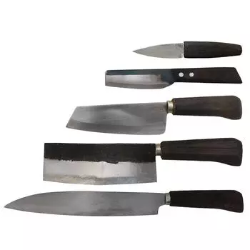 Нож шеф-повара, кухонный нож, нож ручной работы, лезвие из углеродистой стали, чрезвычайно острый, мотив: Liem 20см maDDma